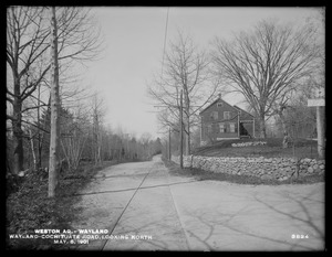 Weston Aqueduct, Wayland-Cochituate road, looking northerly, Wayland, Mass., May 6, 1901