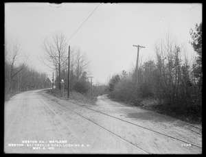 Weston Aqueduct, Wayland-Saxonville road, looking southwesterly, Wayland, Mass., May 6, 1901