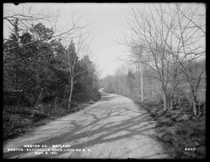 Weston Aqueduct, Wayland-Saxonville road, looking northeasterly, Wayland, Mass., May 6, 1901