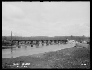 Wachusett Reservoir, third bridge west of Boylston Station on Central Massachusetts Railroad, Boylston, Mass., May 3, 1901