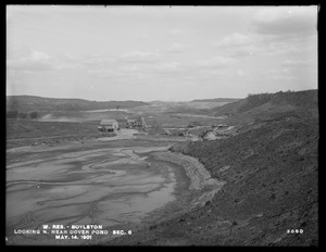 Wachusett Reservoir, Section 6, looking northeast near Dover Pond, Boylston, Mass., May 14, 1901