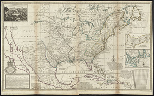 A new map of the north parts of America claimed by France under ye names of Louisiana, Mississipi, Canada, and New France with ye adjoining territories of England and Spain