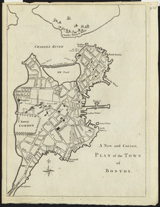 A new and correct plan of the town of Boston
