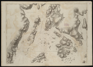 Coast of Maine showing Blue Hill Bay, Penobscot Bay, Belfast Bay, Islesboro Island, Deer Island, and other islands