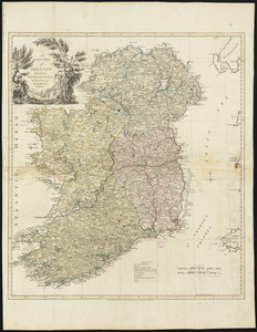 A new map of Ireland divided into provinces, counties, &c