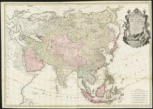 Carte de l'Asie divisée en ses principaux etats