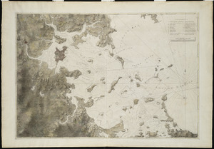 A chart of the harbour of Boston