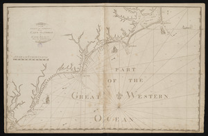 Chart of the coast of America from Cape Hateras to Cape Roman