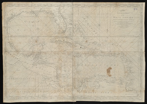 A new general chart of the West Indies from the latest marine journals and srveys regulated and ascertained by astronomical observations