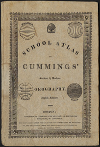 School atlas to Cummings' ancient & modern geography [cover]