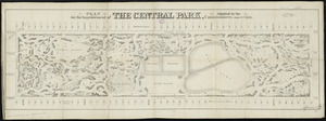 Plan for the improvement of the Central Park, adopted by the Commissioners, June 3rd, 1856