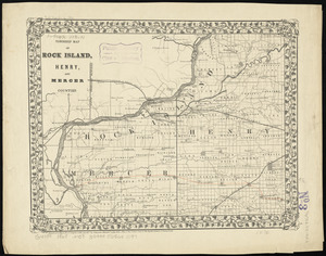 Township map of Rock Island, Henry, and Mercer Counties