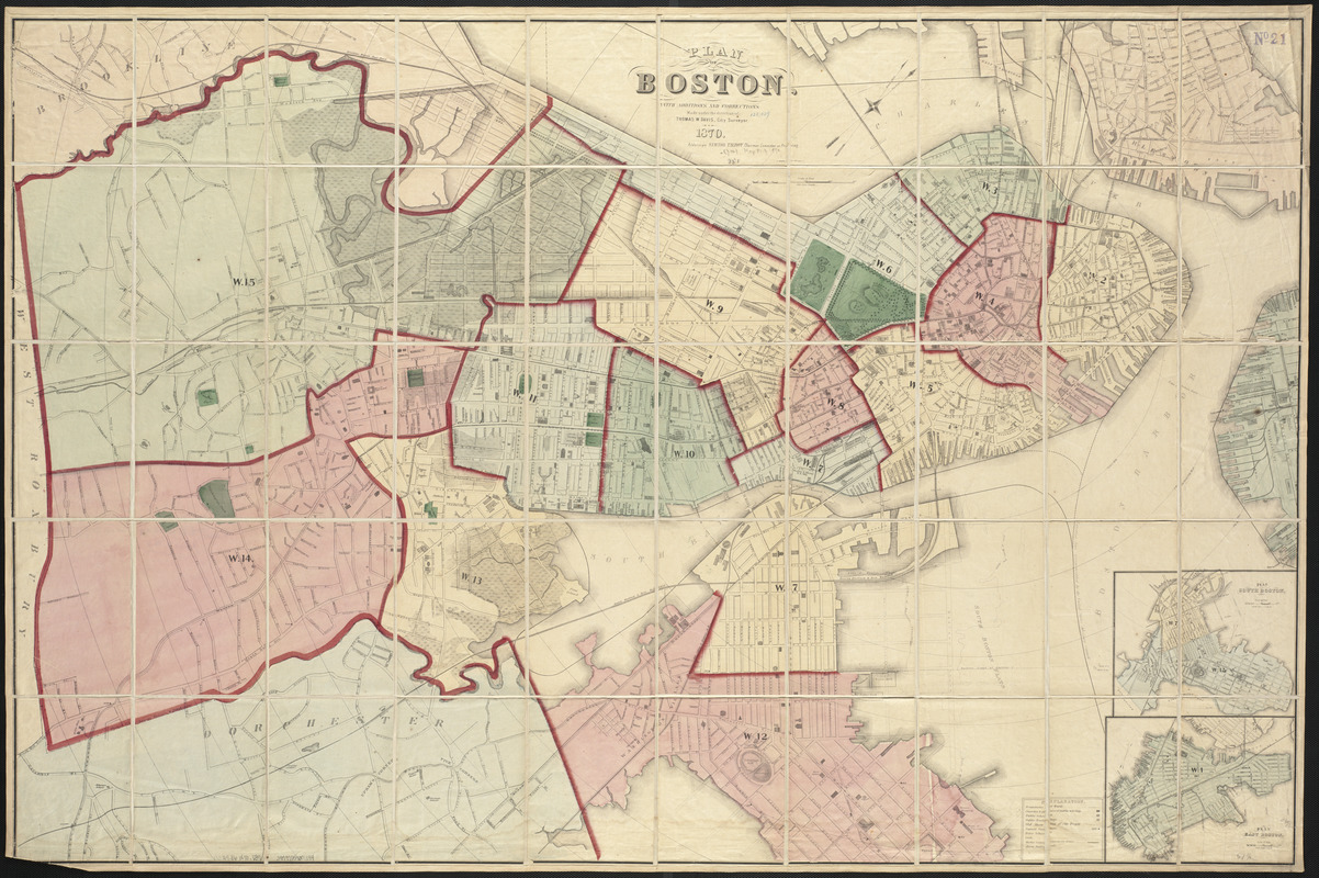 Plan of Boston, with additions and corrections