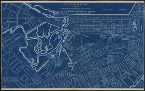 Plan of Back Bay showing improvements on streets and estates