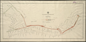Plan showing proposed route of Subway, February 1895