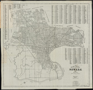 The Price & Lee Co's map of the City of Newark, N.J. including Irvington