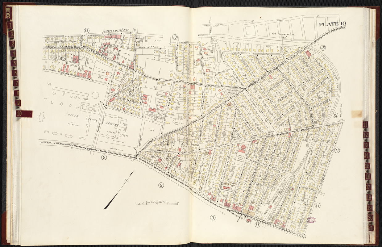 Richards standard atlas of the city of Springfield and the town of Longmeadow, Massachusetts [plate 10]