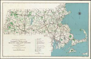 Massachusetts tourists map