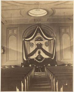 Interior of unknown church, facing altar