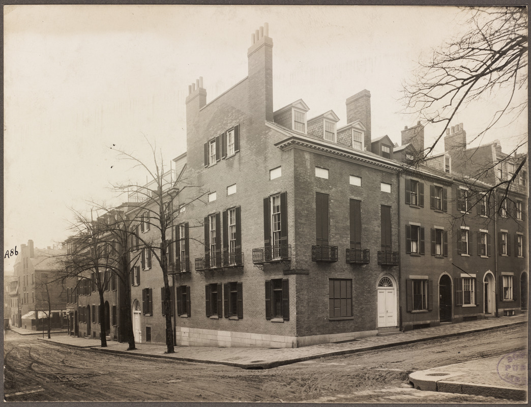 Boston, Massachusetts. Harvard Musical Association, corner West Cedar and Chestnut Streets