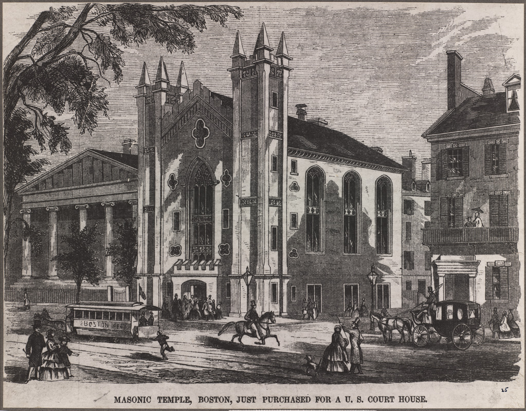 Masonic Temple, Boston, just purchased for a U.S. Court House