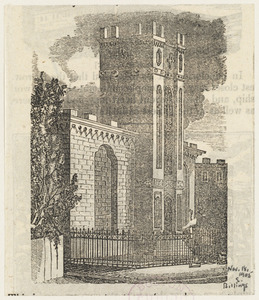 Trinity Church, Summer and Hawley Streets, built 1829, burned 1872