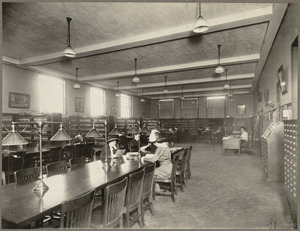 Charlestown Branch. Adults' reading room