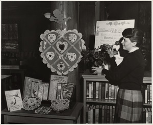 Codman Square Branch Library. Ann T. McCarthy, part-time assistant