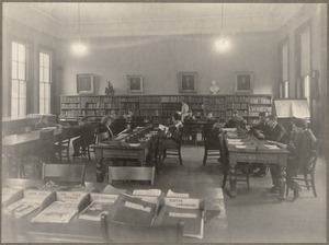 Fellows Athenaeum Branch. Adults' reading room