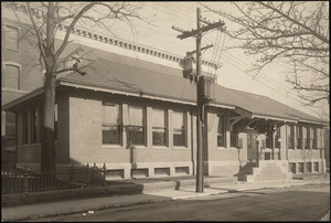 Exterior view of the Jamaica Plain Branch of the Boston Public Library