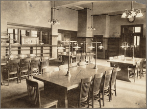 North End Branch. Adults' reading room