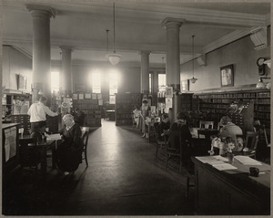 Roslindale Branch. Adults' reading room