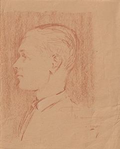 Sketch of unidentified man