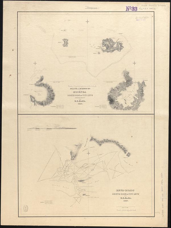 Island and harbours of Mbenga, south side of Viti Levu, Feejee Group ; Rewa-Roads, south side of Viti Levu