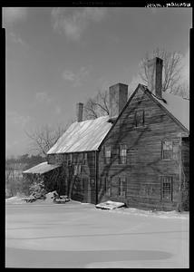 Old Newbury, Tristram Coffin House in snow