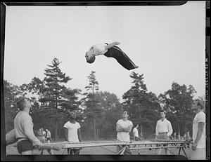 Robert Salisbury on trampoline