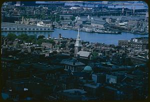 Elevated view of North End, Boston