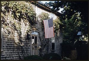Flag, Nantucket doorway