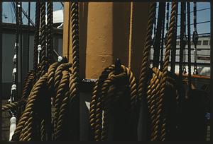 Rigging ropes aboard the Balclutha, San Francisco