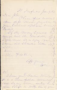 Letter from Zadoc Long to John D. Long, January 9, 1871