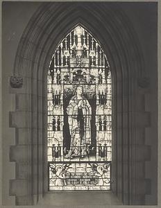 Boston, Emmanuel Church, interior, window