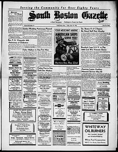 South Boston Gazette, May 18, 1956