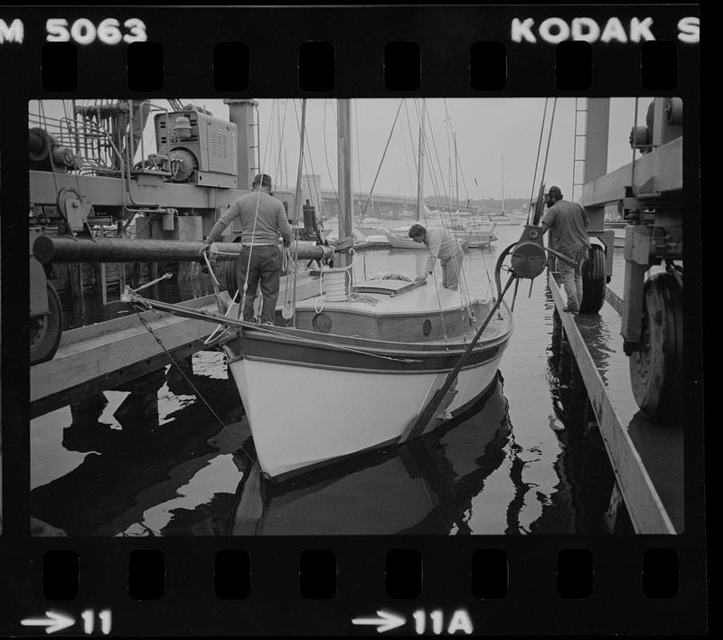 Charlie Powers boat launching