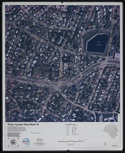Water system map sheet 76 city of Newton, Mass.