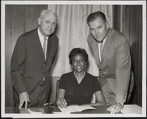 Staff of the new office of the Boston Banks Urban Renewal Group