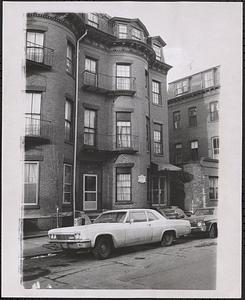 Murder victim's house on Chandler St., So. End. Jennie Tanya (victim)