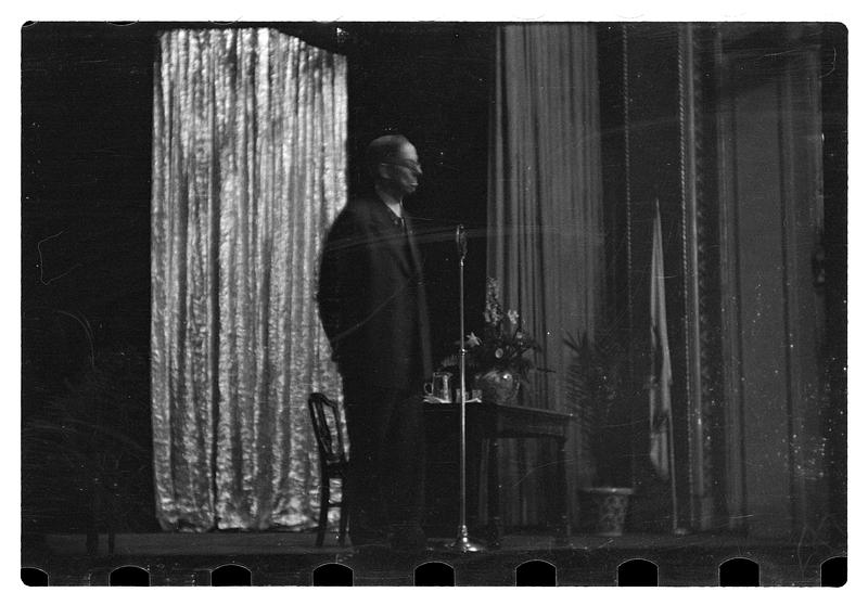 Mrs. Cecil R. Nickolls, at Youth Conference - Hotel Statler