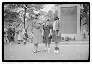 Hopscotch game, Boston Common