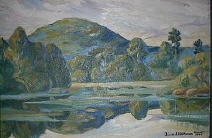 Blue Green Hill and Lake