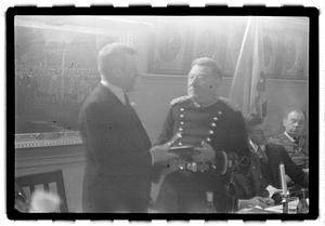 Gov. Ely reception, Rev. Mr. Lang